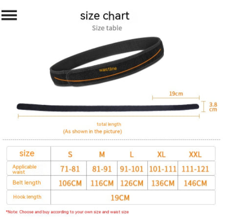 Taktisk Inderrem med Krogoverflade 15 tommer Bred Velcro Ronin Inderrem Taljeforsegling