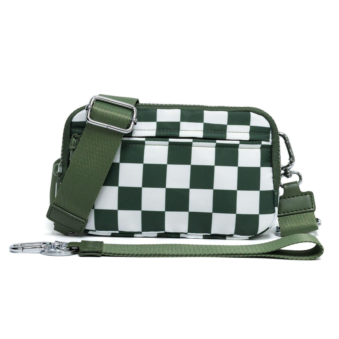 Double-layer Polyester Waterproof Outdoor Sports Running Crossbody Waist Bag