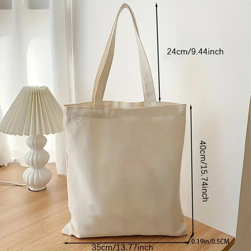 Canvas Bag White Shoulder Bag