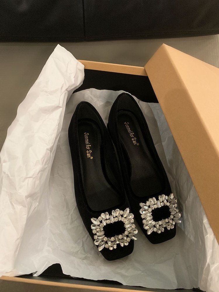 Sense Rhinestone Low-cut Gommino