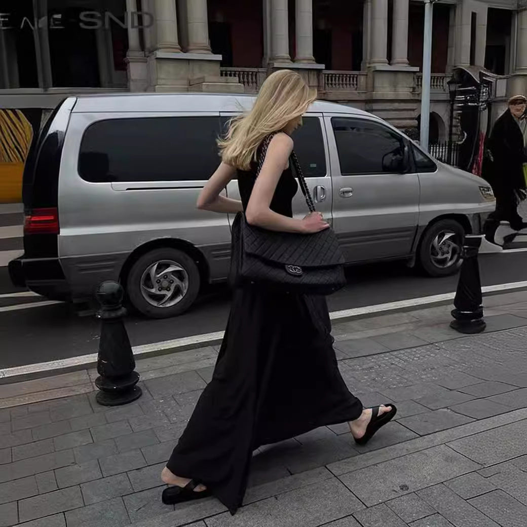 Minimalist Casual Temperament Sports Vest Dress