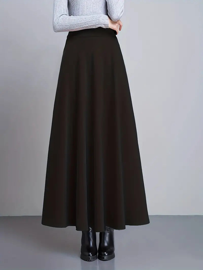 Spring And Autumn New Sexy European And American Simple Velvet Print Skirt Women