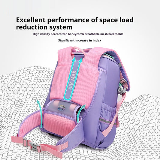 Large Capacity Waterproof Schoolbag For Elementary School Students And Girls