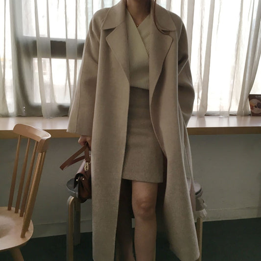 Women's New Fashion Woolen Coat