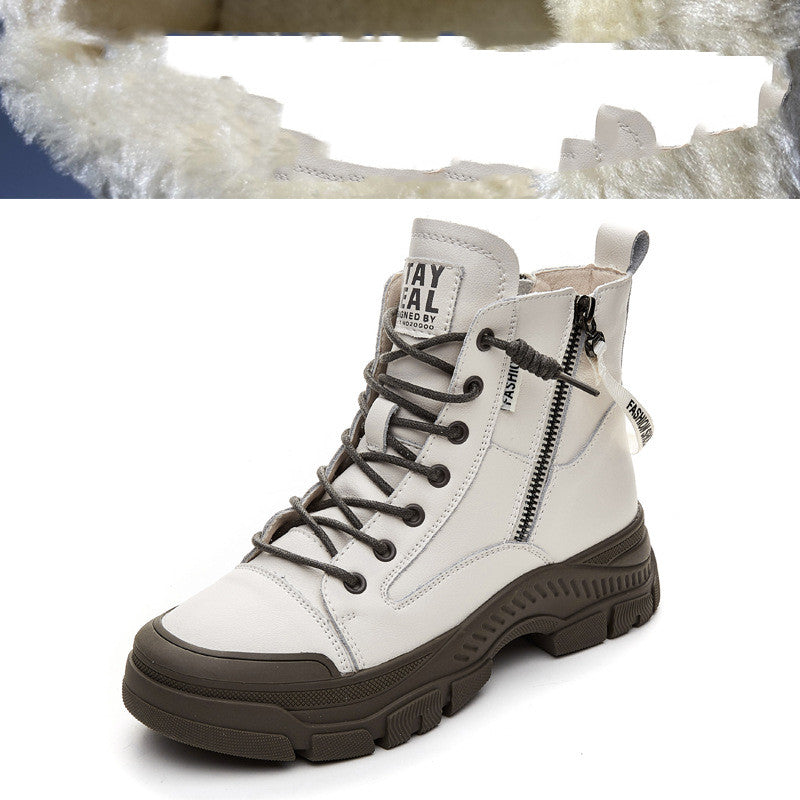 All-match Casual Single Lining Women's Short Boots Women's Shoes