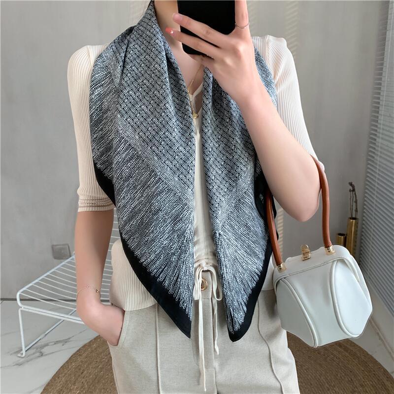 Fashion Home Color Leopard Twill Scarf
