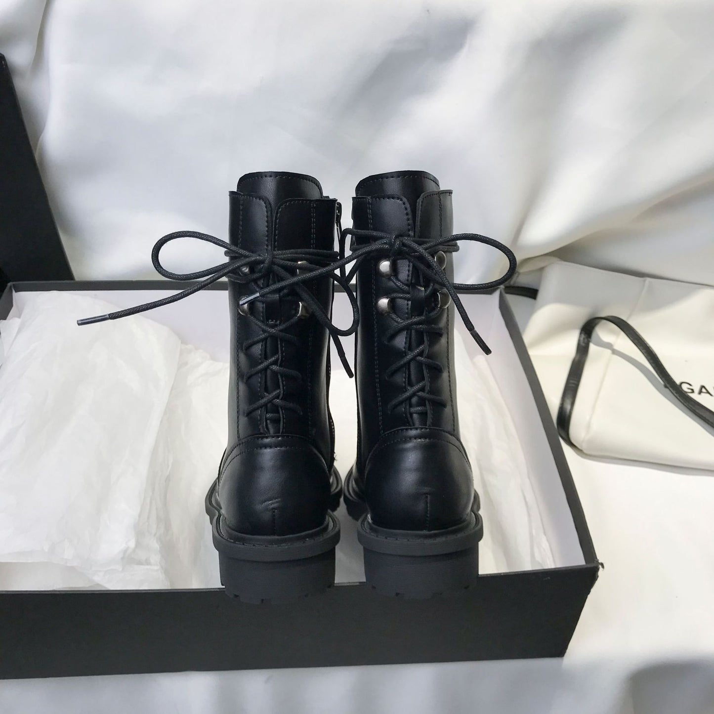 British Style Handsome Street Wild Flat Single Boots