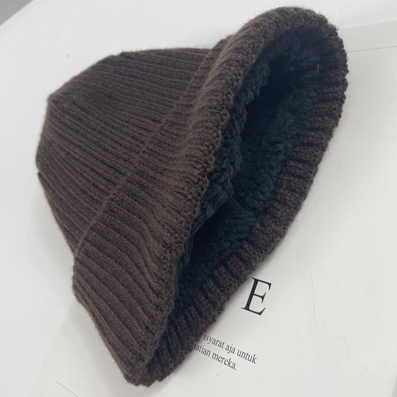 Multi-piece Knitted Scarf Hat And Gloves Three-piece Set