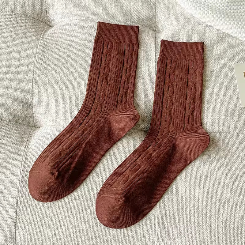 Womens Thick Warm Mid-Calf Wool Socks