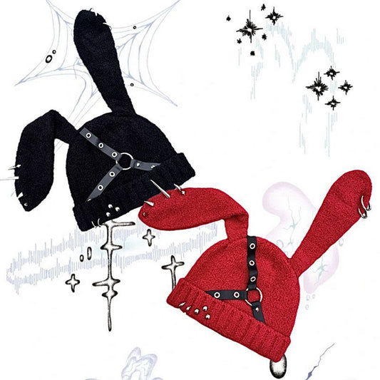 Women's Fashion Personalized Christmas Rabbit Ear Hat