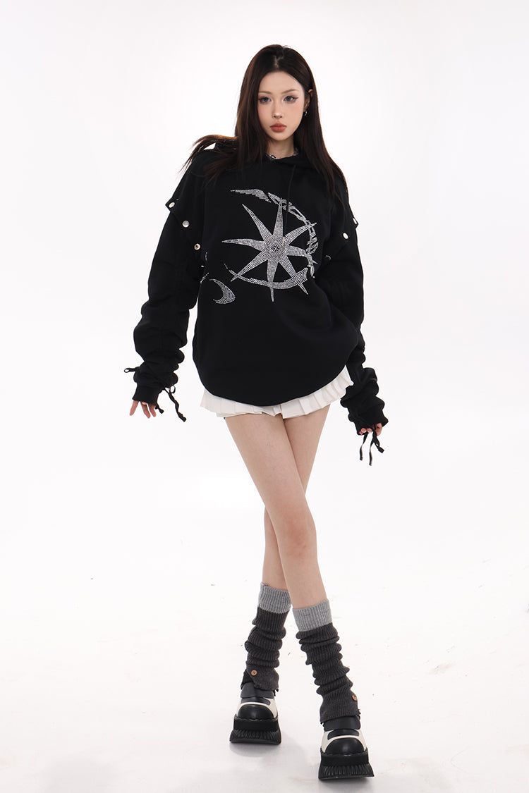 Retro Hoodie Coat Women's Autumn
