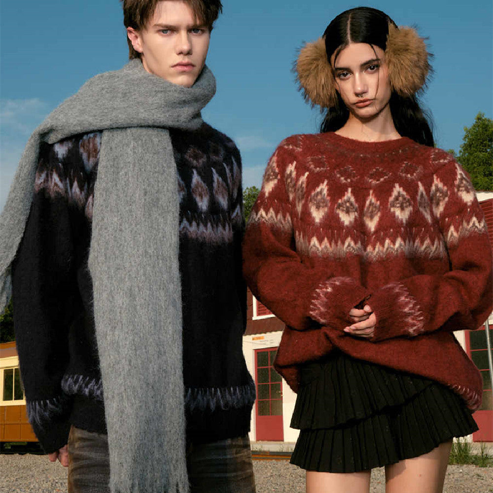 Couple's Knitwear Autumn And Winter Christmas Sweater