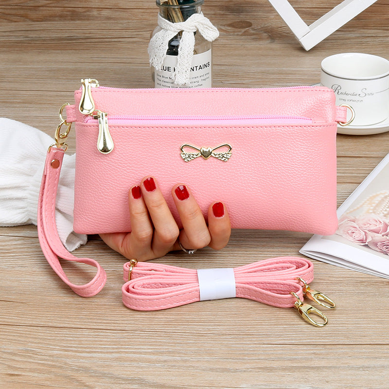 Sommer Dame Clutch Casual All-match Lille Taske Mobiltelefon Pung Skuldertaske