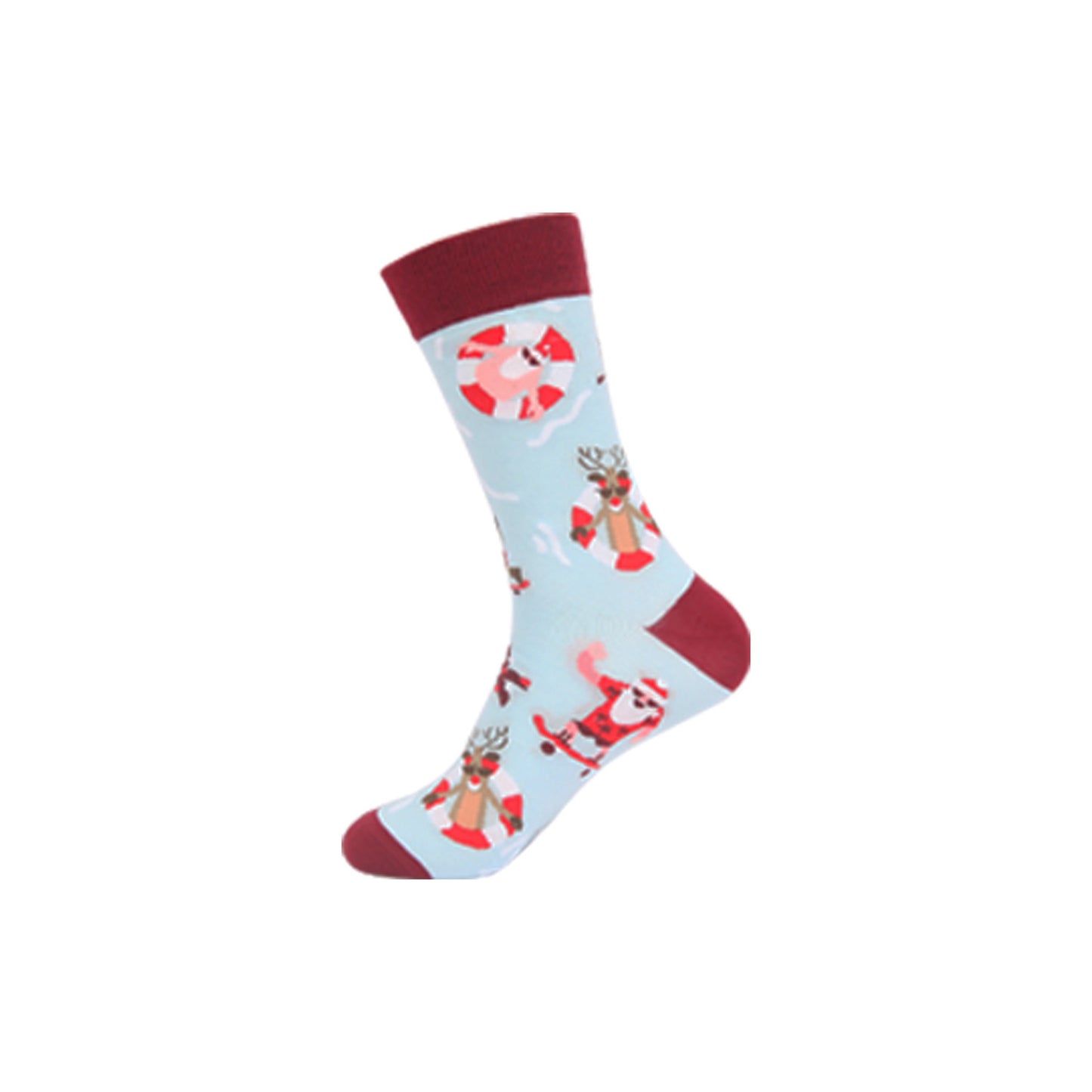Christmas Men's And Women's Mid-calf Socks