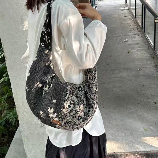 New Chinese-style Patchwork Elegant Shoulder Bag