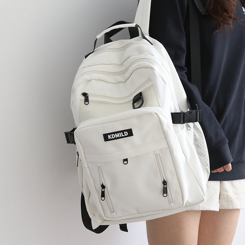High School Students All Match Large Capacity Multi Layer Backpack