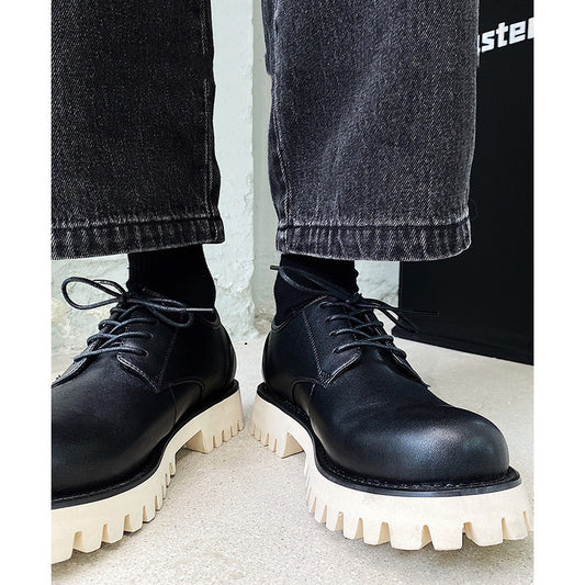 Platform Premium Low-top Patent Leather Shoes