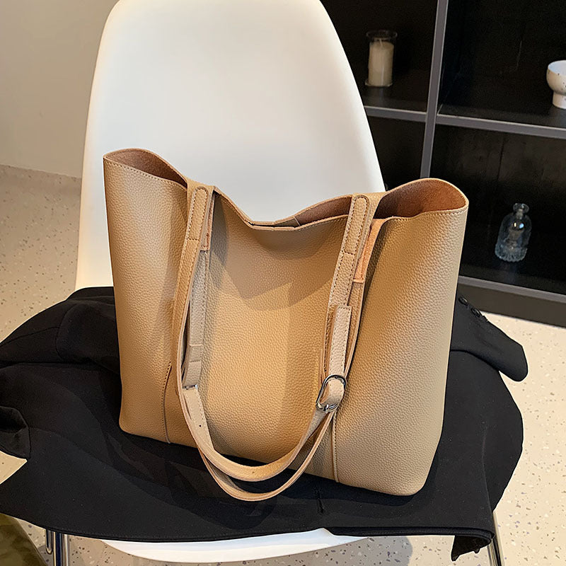 Women's Fashion Simple Solid Color Single Shoulder Underarm Bag