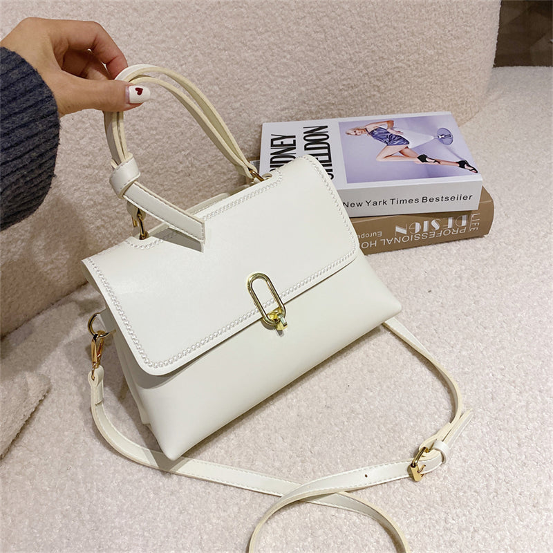 Lock Casual Shoulder Diy Hand Woven Bag