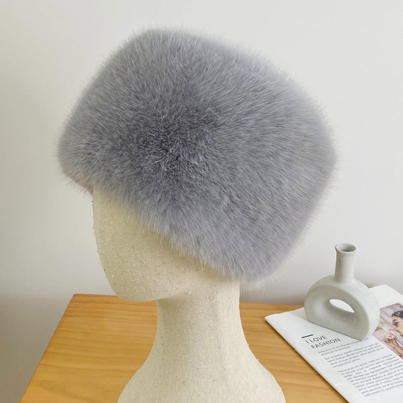 Furry Warm Ear Protection Hat Winter Women's Fishing Hat