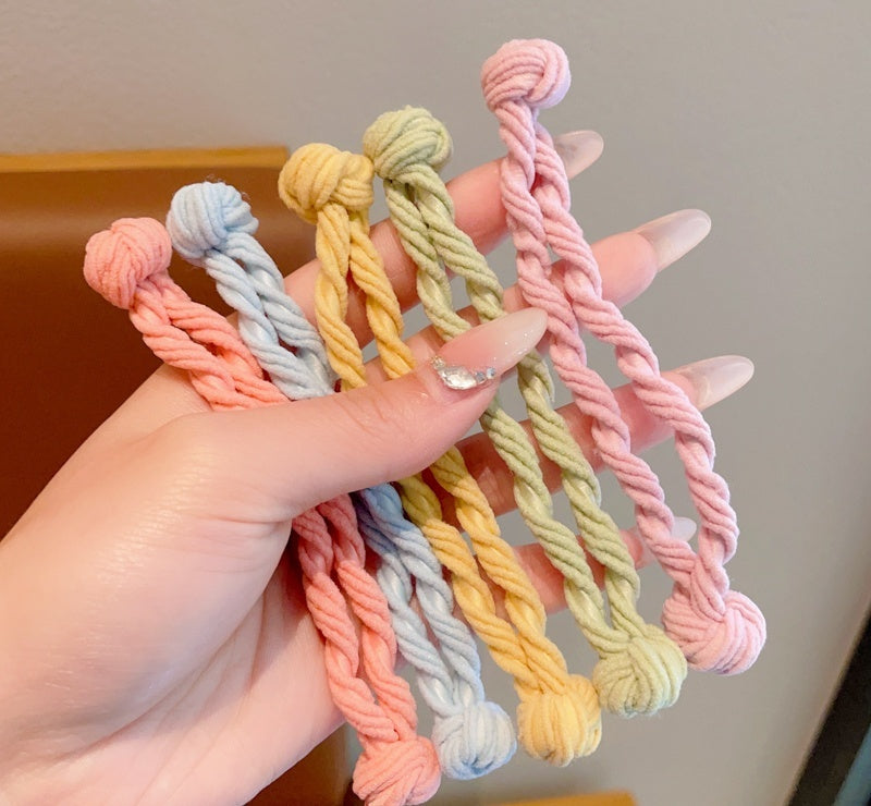 Girls' High-end Hair Band With Rubber Band
