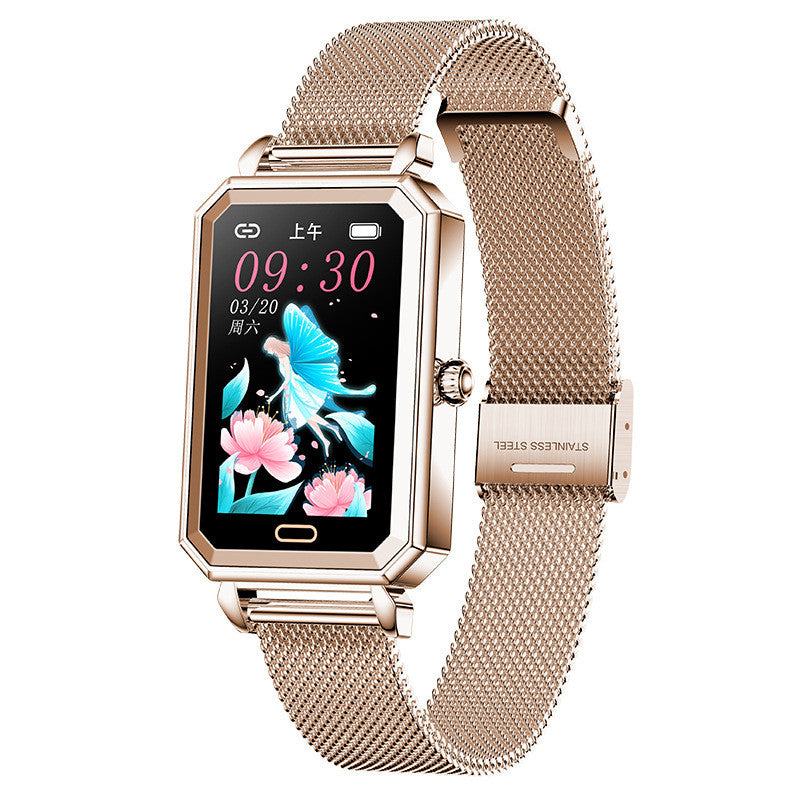 Heart Rate Blood Oxygen Health Monitoring Ladies Smart Watch