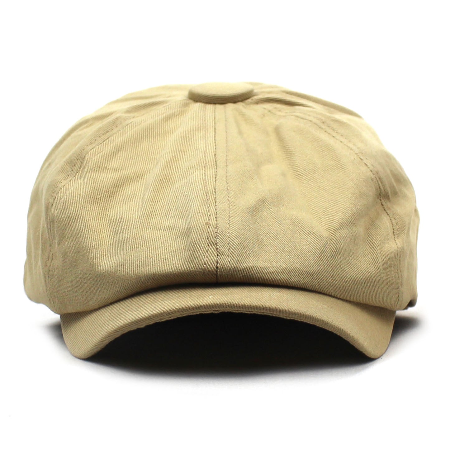 Cotton Hat Men's And Women's Beret Retro Solid Color Peaked Cap