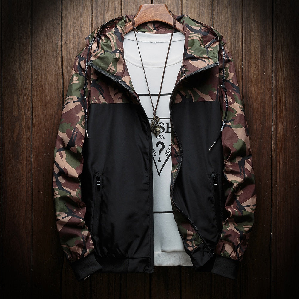 Fashion Camouflage Jacket Casual Men's Spring And Autumn Top