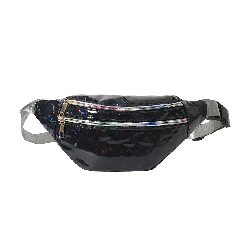 Womens New Shiny Laser Multi-Function ShoulderCrossbody Bag