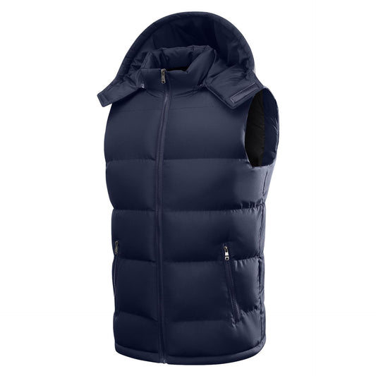 Men's Casual Loose-fitting Hooded Thermal Vest