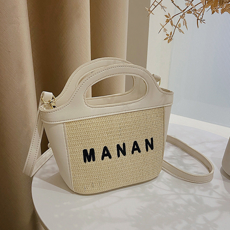 New Fashion Straw Vegetable Basket Style Women's Bag