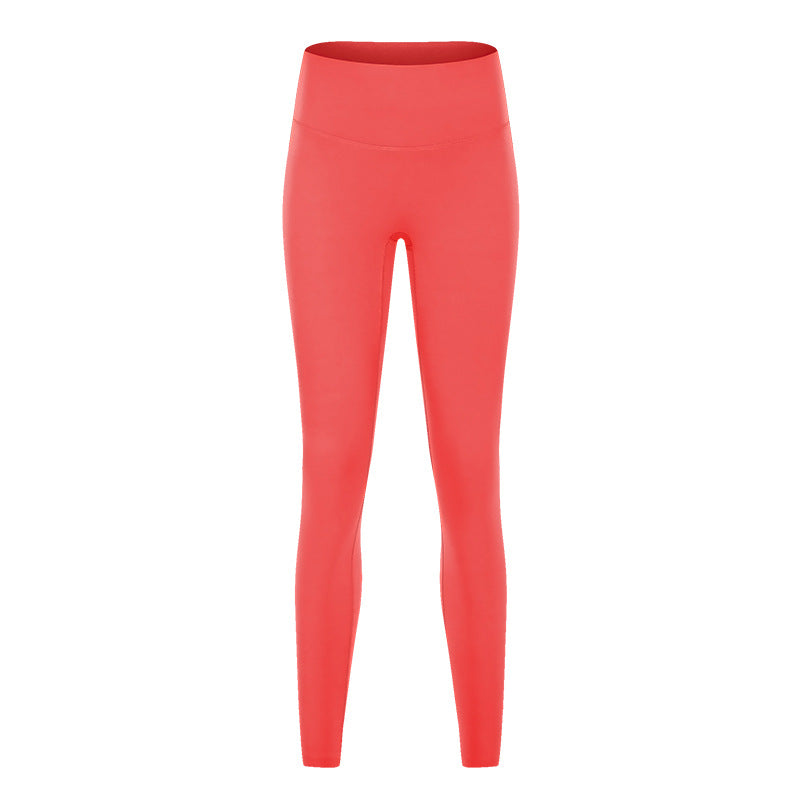 High Waist Belly Contracting And Close-fitting Yoga Pants Women's European And American