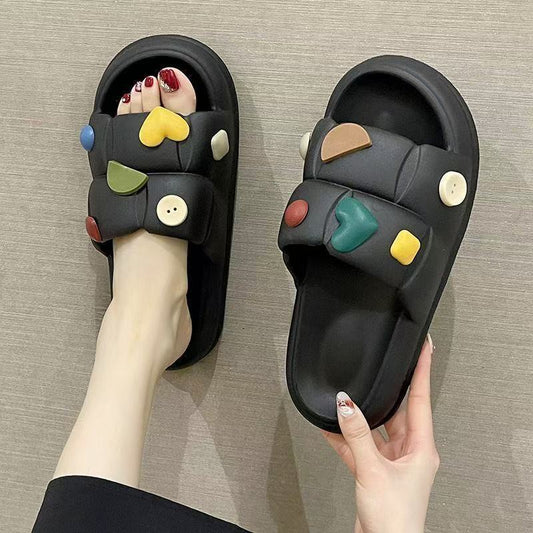 Home Advanced Sense Non-slip Deodorant Couple Home Summer Slippers