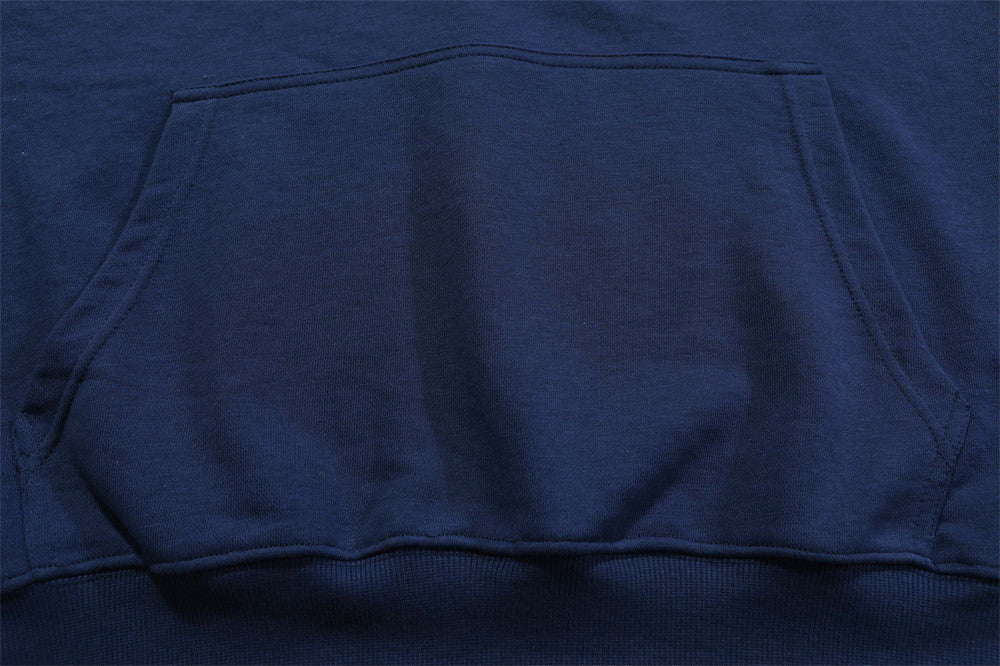 Men's Loose Long Sleeve Hooded Sweatshirt
