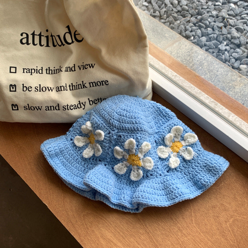 Handmade Woven Head-wrapping Hat Hollow Retro Artistic