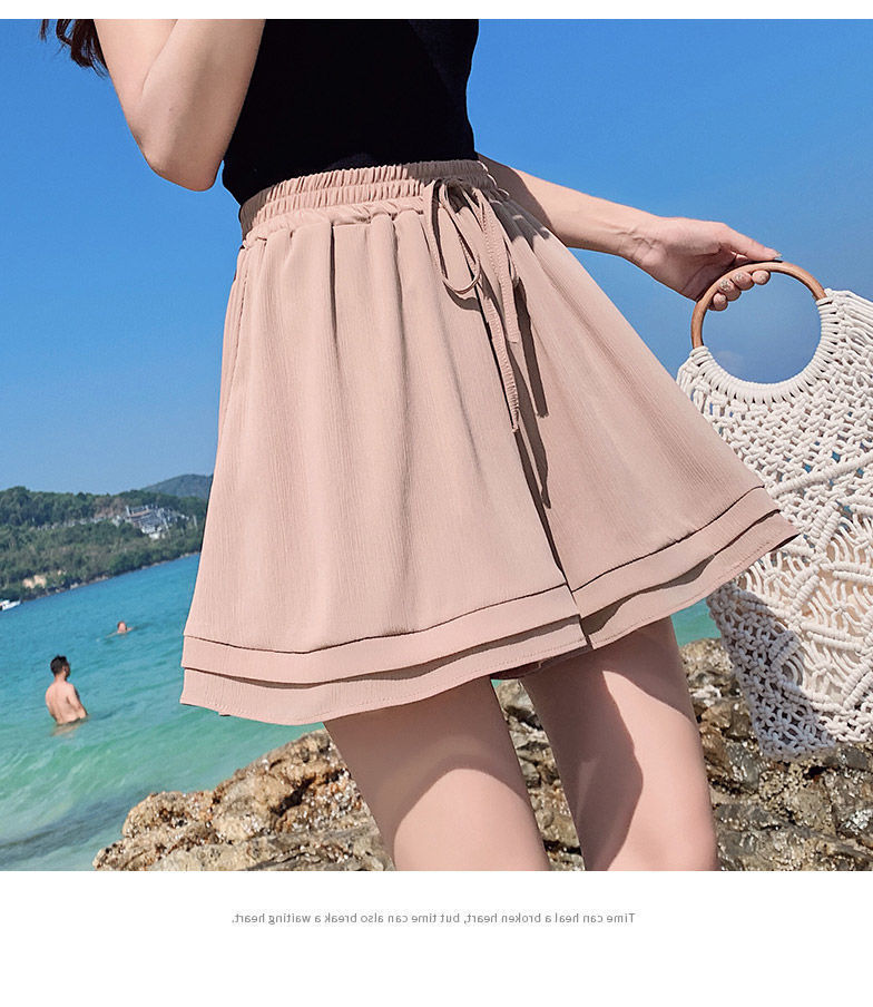 Chuishun Non-iron Five-point Pants Plus Fat To Increase Outer Wear Hot Pants