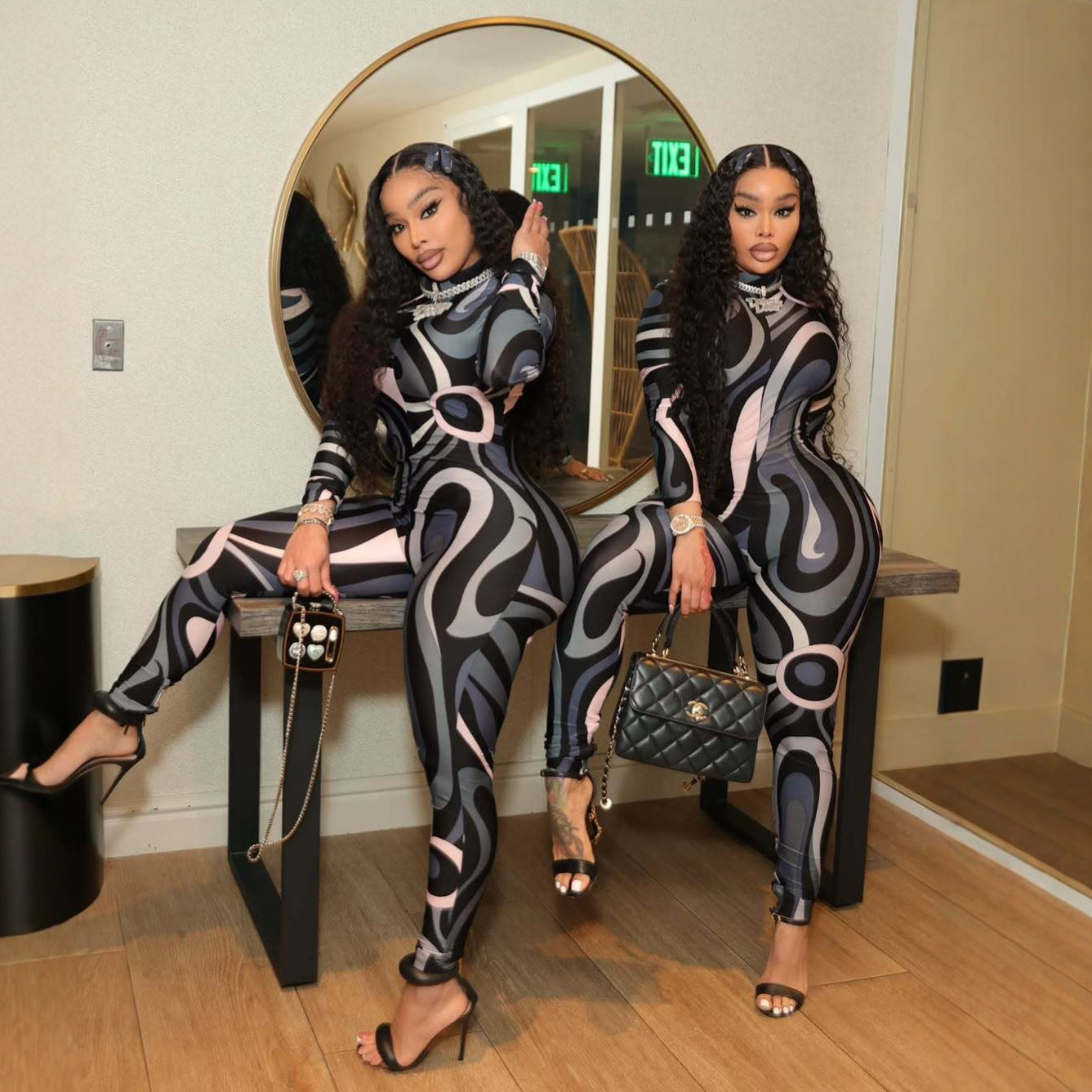 High-neck Stretchy Versatile Jumpsuit For Women