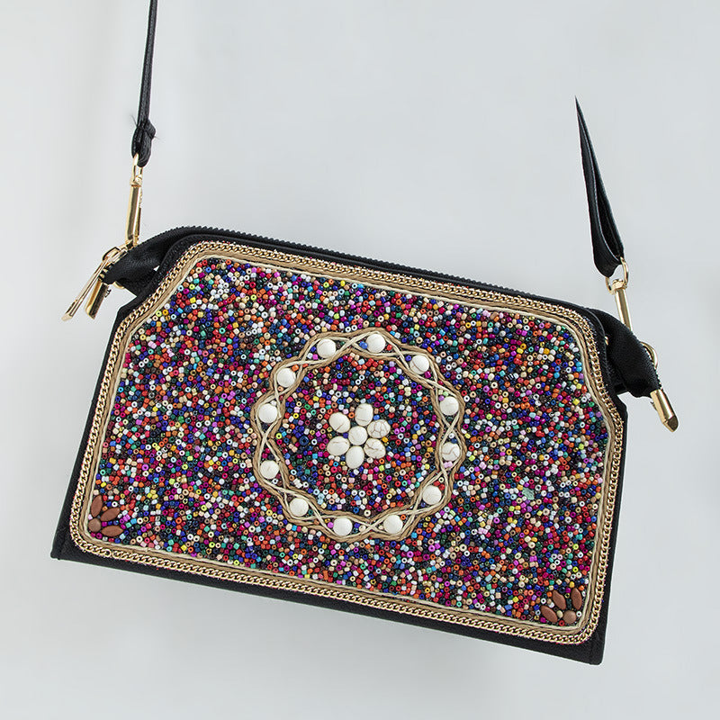 Mizhu Shell Flower Crossbody Bag