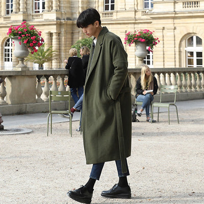 Men's Loose Thickened Warm Long Coat