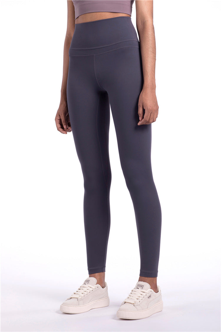 Double-sided Brocade High Waist Hip Lift Sports Fitness Pants