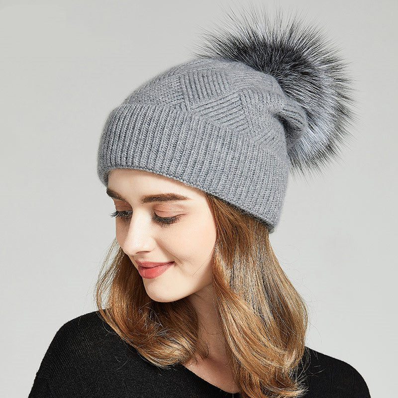 Women's Warm Ear Protection Wool Hat