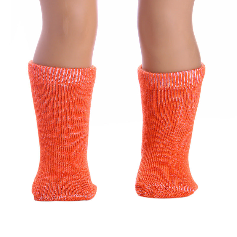 12 Colors 18 Inch American Girl Doll Socks