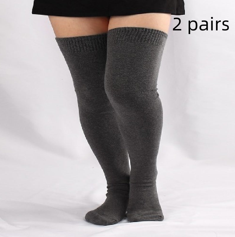 New Special Fat Ladies Knee-high Socks