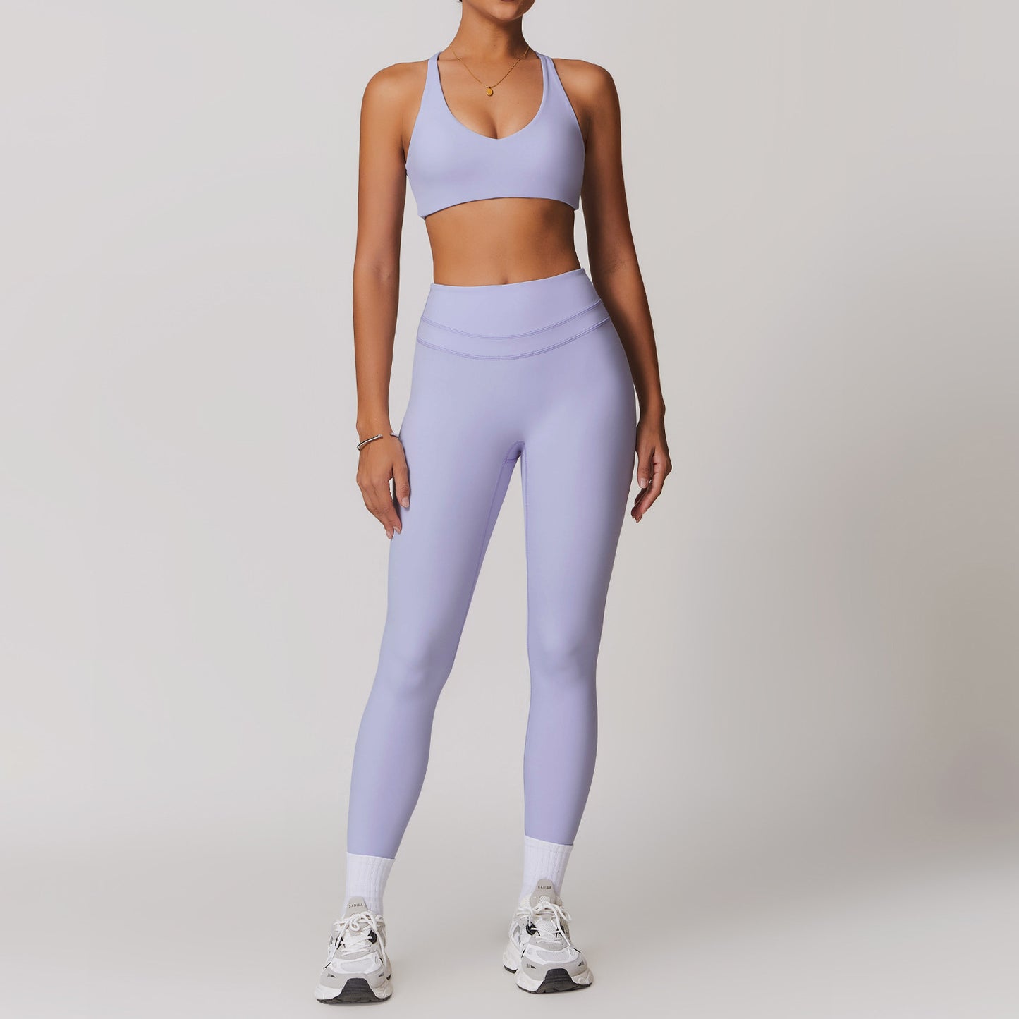 Women's Beautiful Back Yoga Running Fitness Set