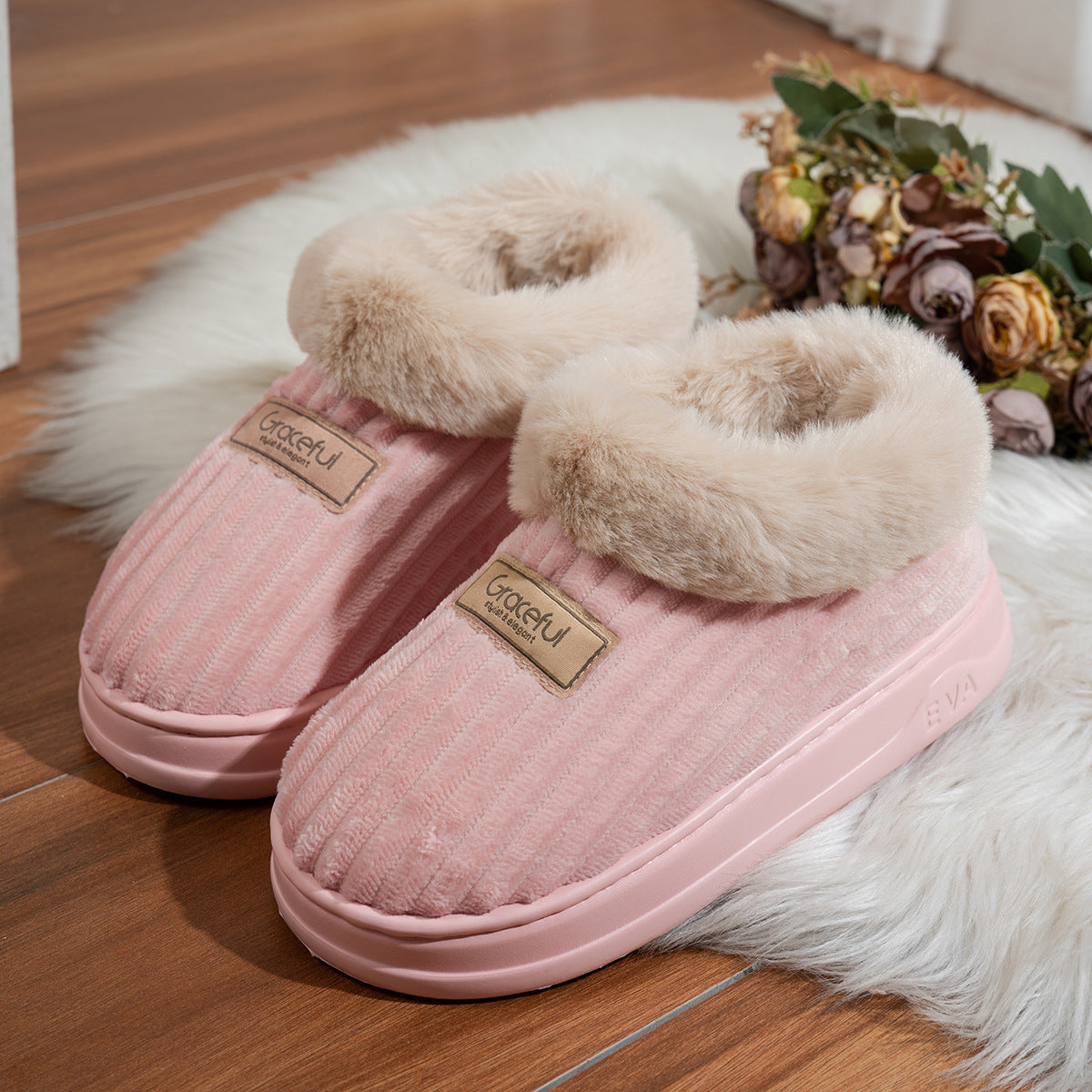 Corduroy Cotton Shoes For Men And Women