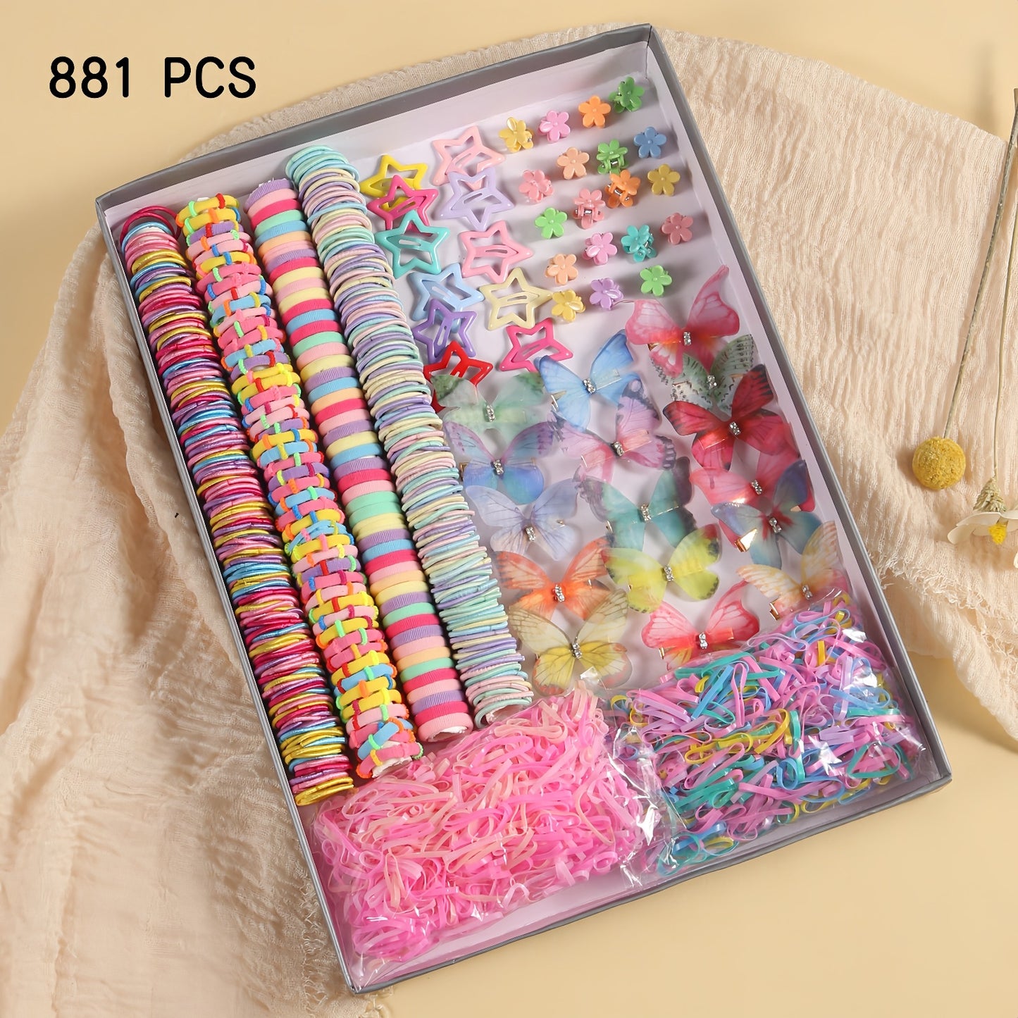 Children Hairpin Headdress Suit Princess Rubber Band Hair Accessories Suit