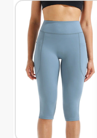 F9120 High Waist Hip Lift Fitness Pants Women's Sports Belly Contracting