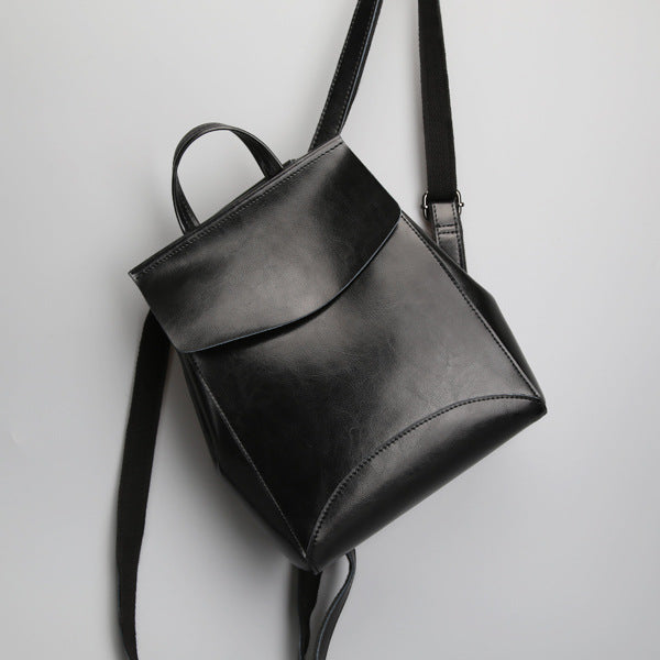 Versatile Cowhide Women's Multifunctional Leather Backpack