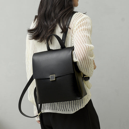 Soft Leather All-match Student Fashion Travel Bag