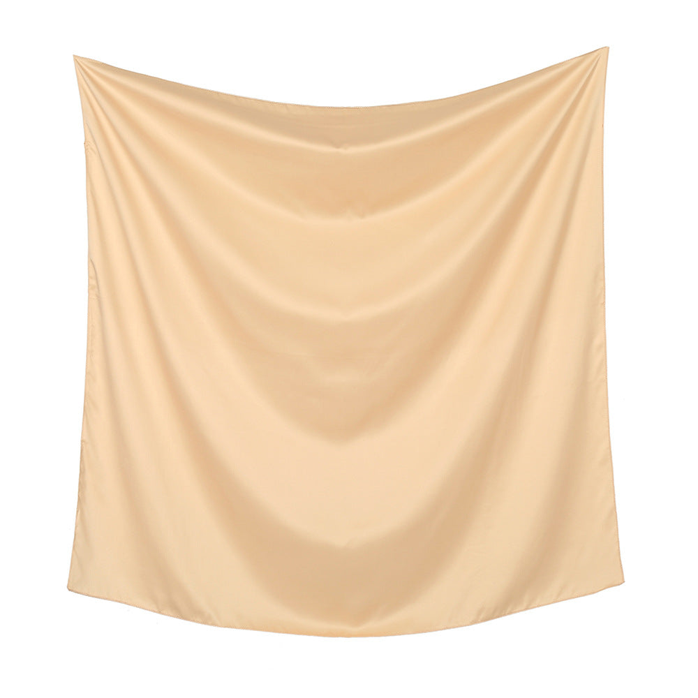 Malaysian Fashion Artificial Silk Subchromin Square Scarf Headcloth Women